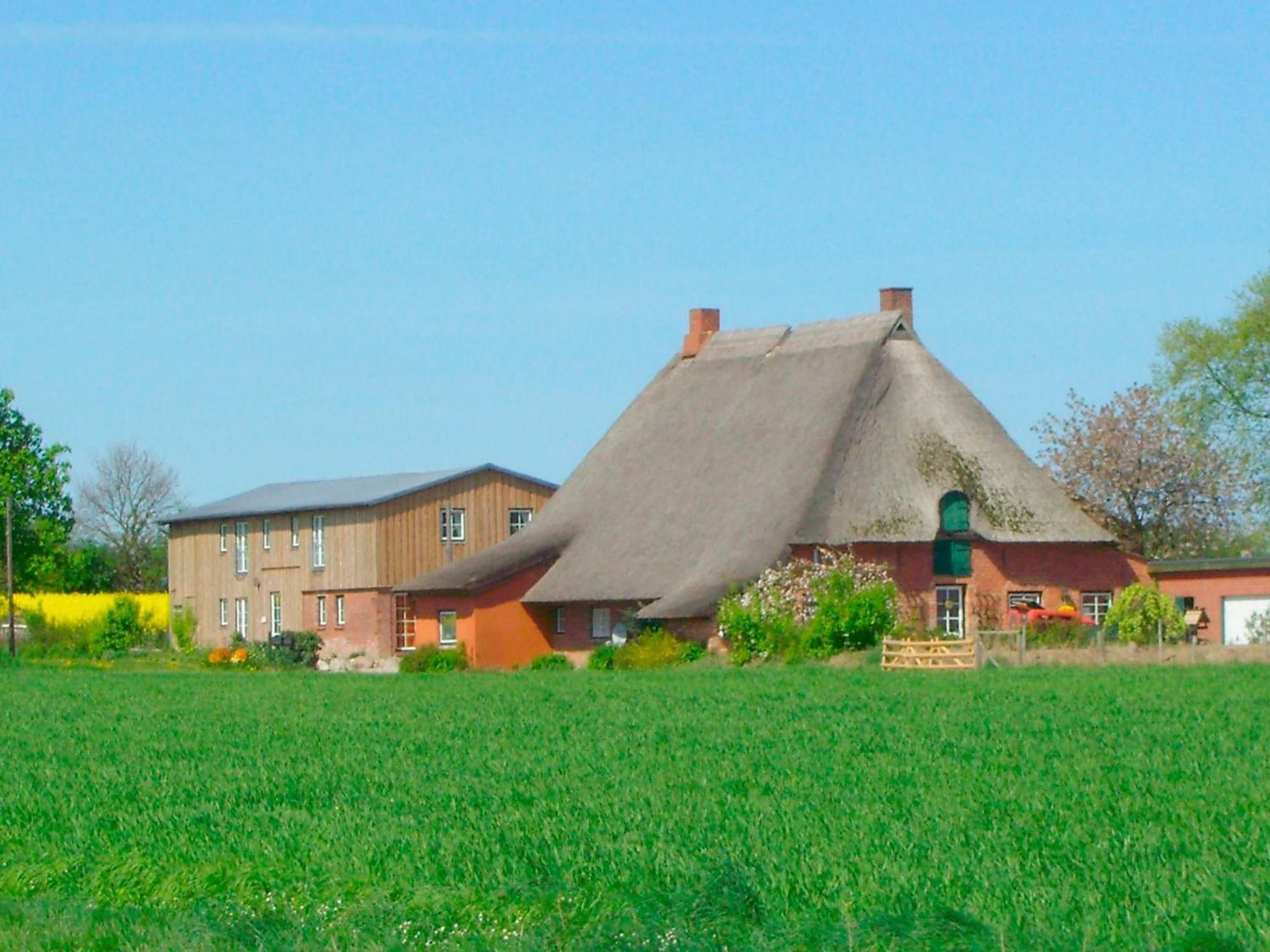 "Hof Triangel - Whg 2" - Bauernhofurlaub Lägenhet Riepsdorf Exteriör bild
